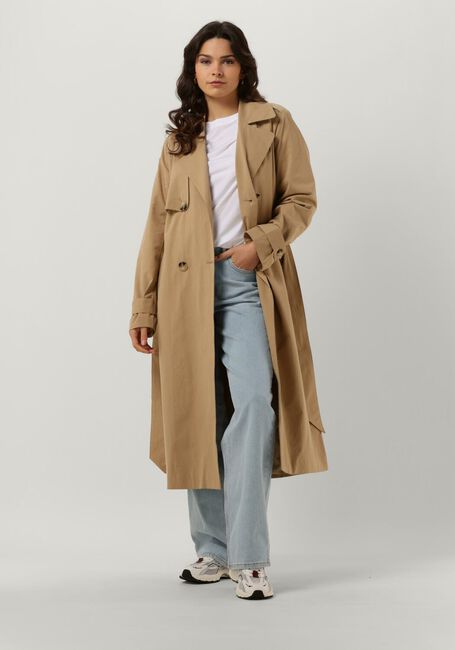 Beige SELECTED WOMEN Trenchcoats SLFSIA TRENCH COAT B - large
