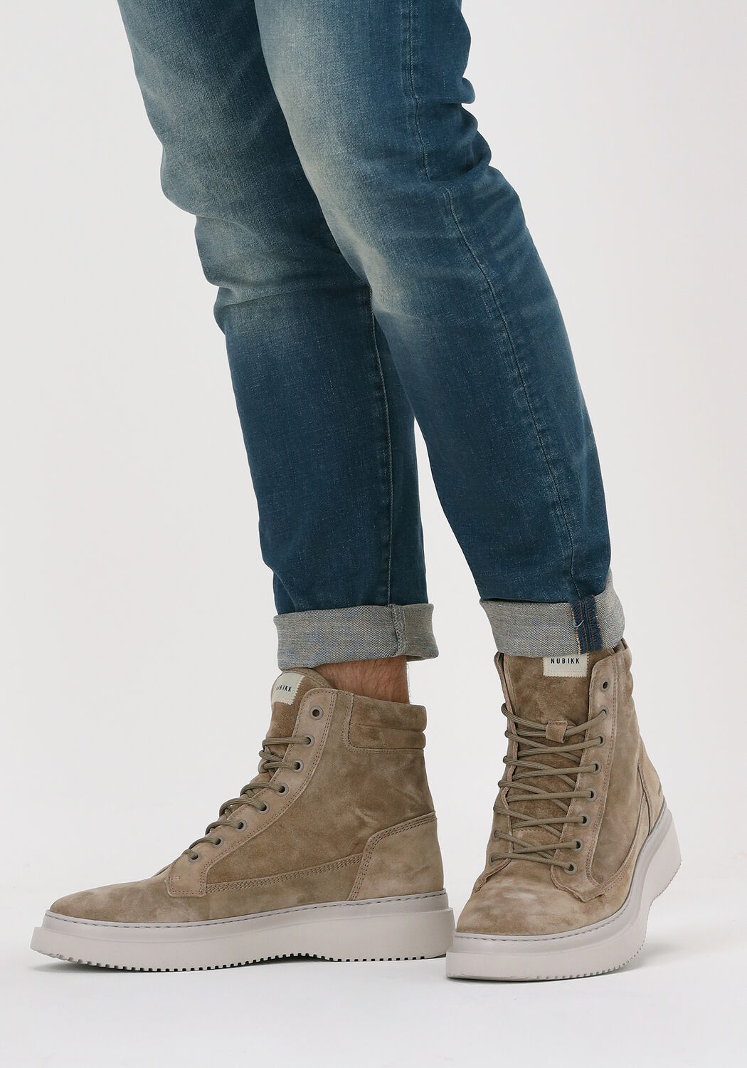 Taupe NUBIKK Schn&uuml;rboots JONAH DUNE - large