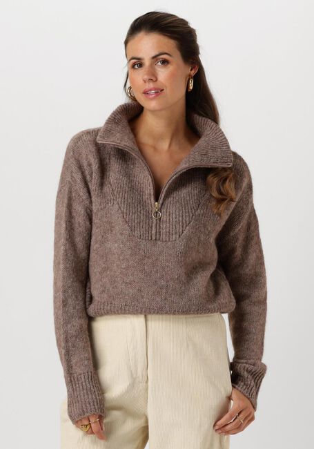 Taupe BY-BAR Pullover BOXY BEAU PULLOVER - large