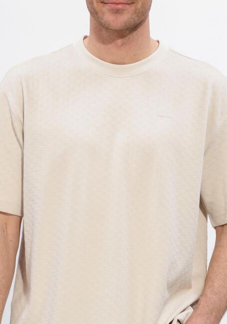Ecru G-STAR RAW T-shirt STRUCTURED RELAXED BASE R T - large