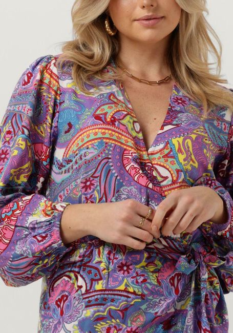 Mehrfarbige/Bunte ALIX THE LABEL Minikleid PAISLEY WRAP DRESS - large