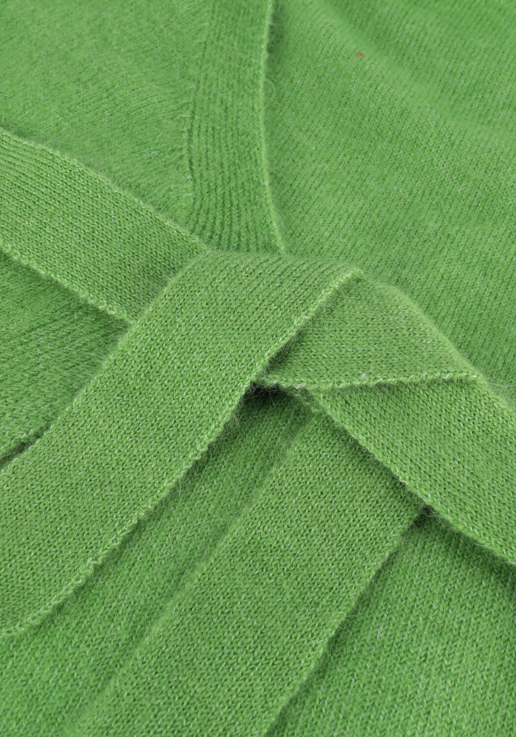 Gr&uuml;ne Y.A.S. Midikleid YASPICOTEE LS WRAP KNIT DRESS - large