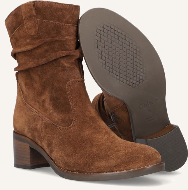 Cognacfarbene GABOR Stiefeletten Omoda - Main Image