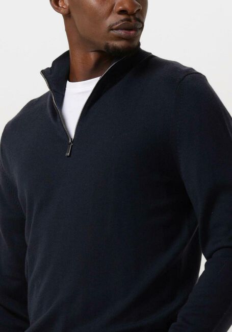 Dunkelblau CALVIN KLEIN Pullover MERINO QUARTER ZIP - large
