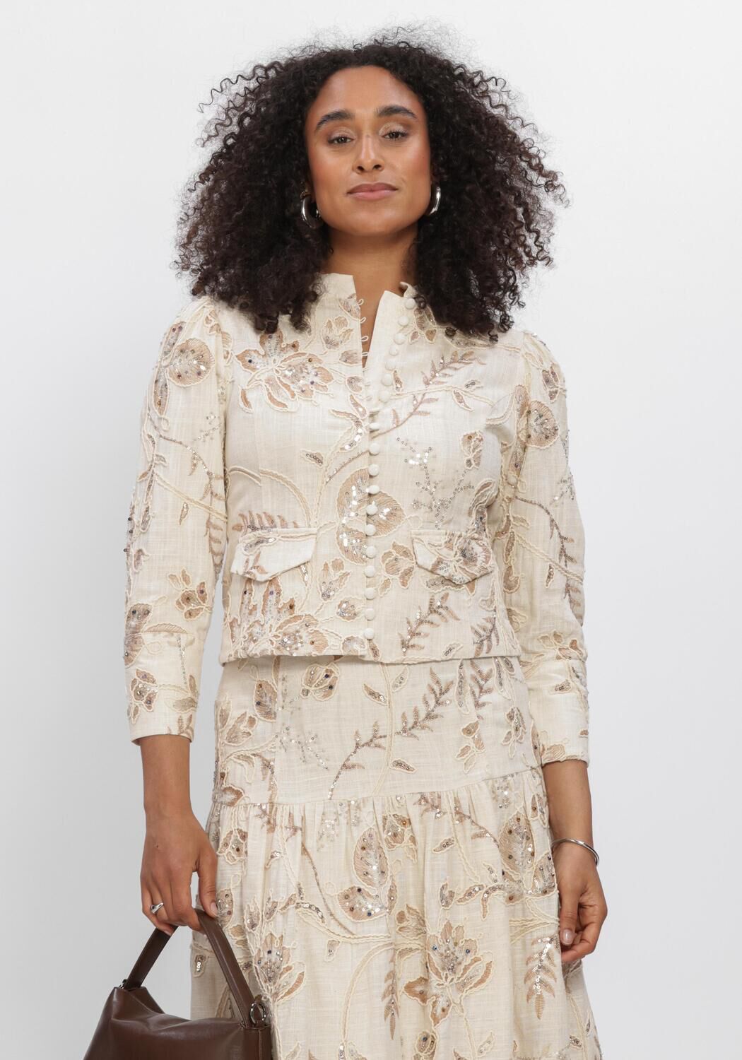 Goldfarbene DEA KUDIBAL Jacken MARILYN - large