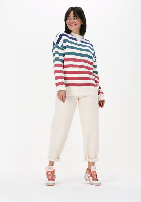 Mehrfarbige/Bunte LEON & HARPER Sweatshirt SUZI JC55 STRIPES - large