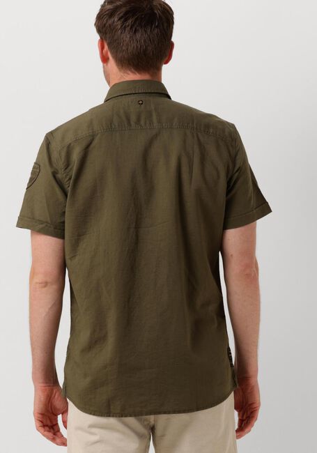 Grüne PME LEGEND Casual-Oberhemd SHORT SLEEVE SHIRT CTN/LINEN - large