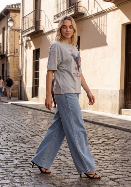 Blaue ALIX THE LABEL Wide jeans LADIES WOVEN DENIM WIDE PANTS - large
