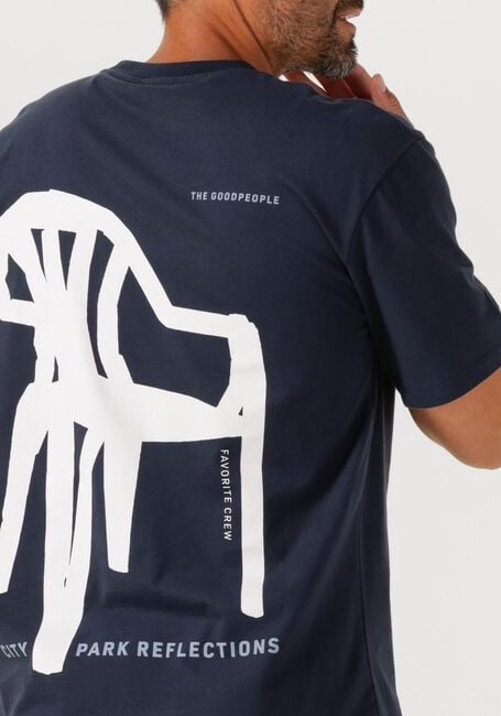 Dunkelblau THE GOODPEOPLE T-shirt TAKI - large
