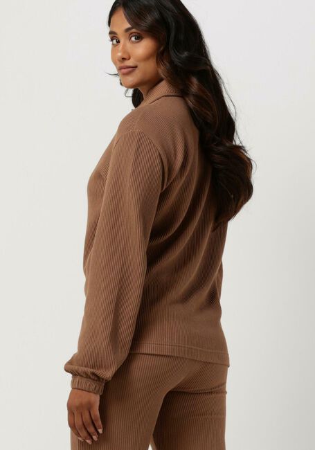 Braune SIMPLE Blusen PAULA JER-ORG-COT-22-3 - large