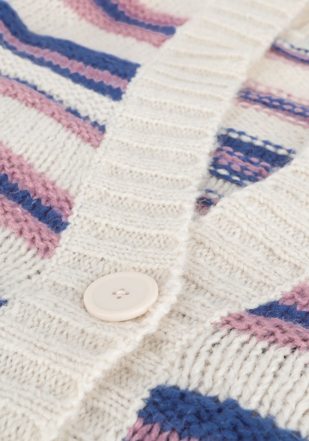 Mehrfarbige/Bunte LOLLYS LAUNDRY Strickjacke CARRIE CARDIGAN - large