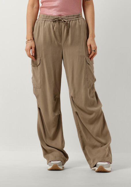 Braune SUMMUM Cargohosen TROUSERS CARGO TENCEL - large