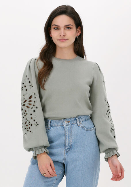 Grüne OBJECT Pullover REYNARD LS KNIT PULLOVER - large