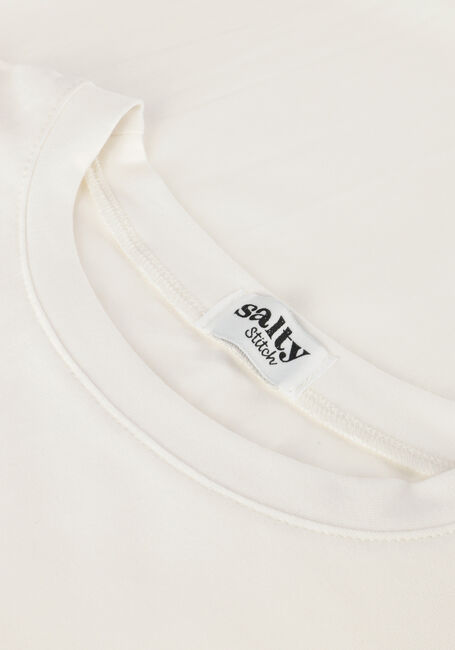 Weiße Salty Stitch T-shirt OVERSIZED TEE - OFF WHITE - large