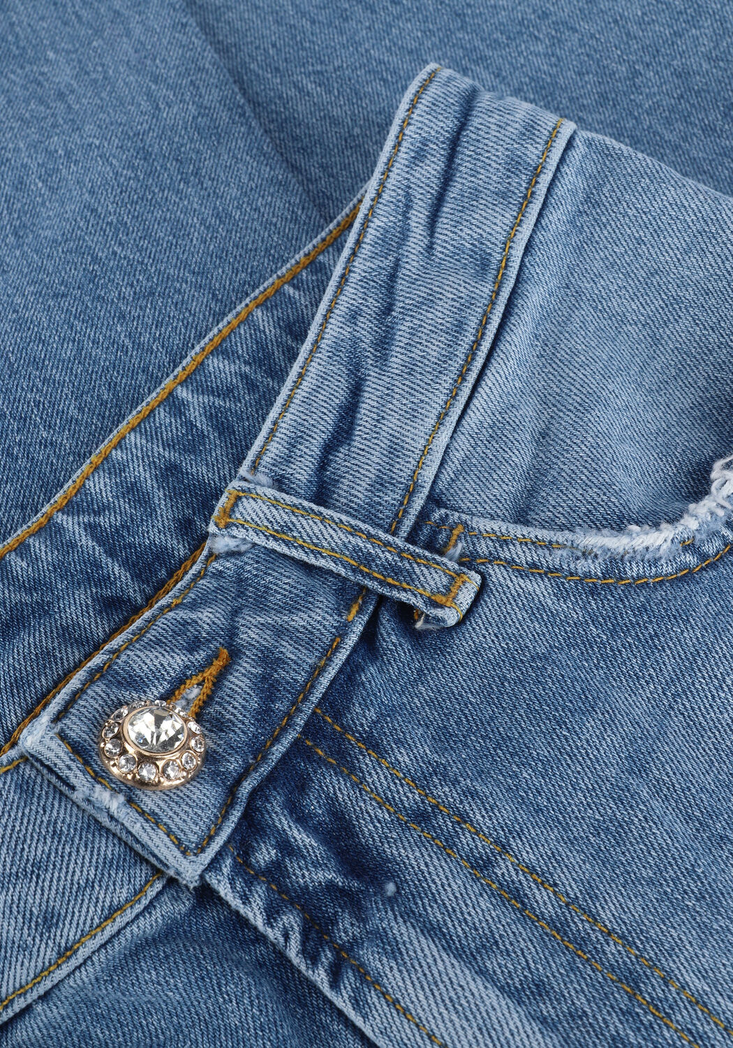 Blaue LIU JO Straight leg jeans ECS PANT.DENIM STRAIGHT H.W. - large