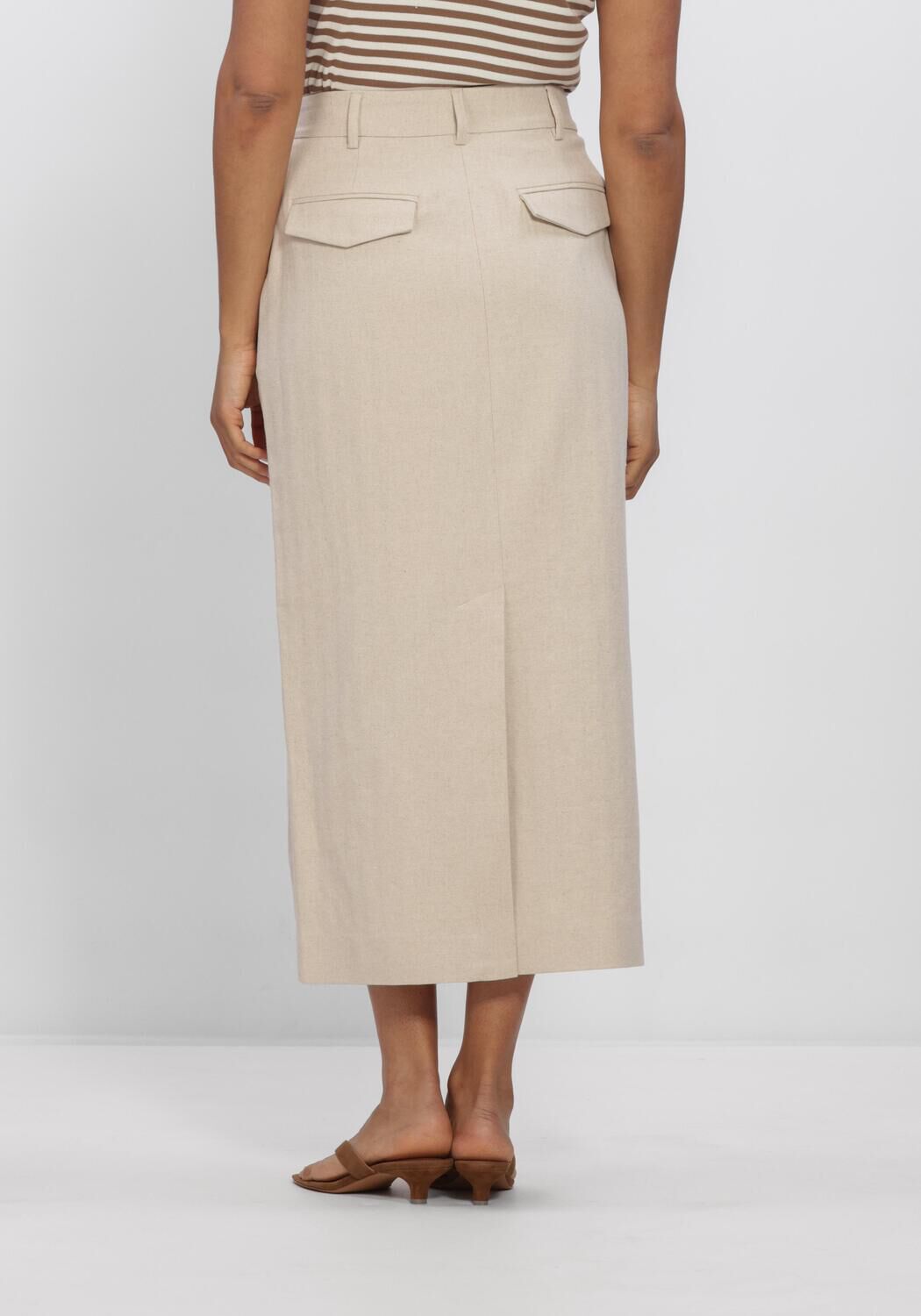 Beige CO'COUTURE R&ouml;cke LEENACC LINEN FLOOR SKIRT - large