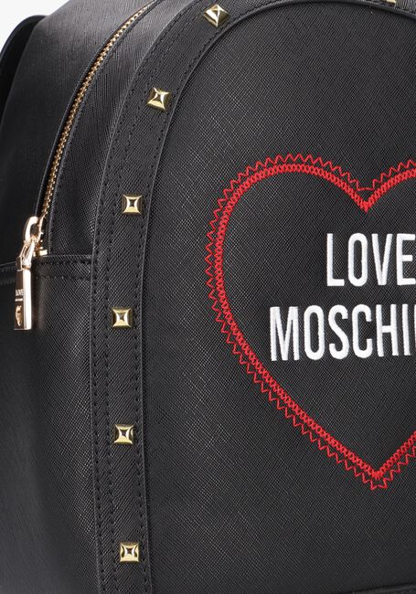 Schwarze LOVE MOSCHINO Rucksack LOVE HEART 4369 - large
