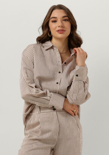 Sand ACCESS Bluse SHIRT WITH THIN STRIPES - large