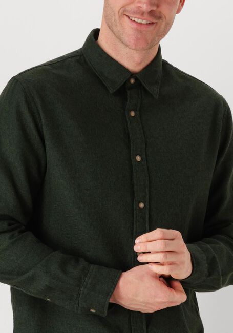 Dunkelgrün SELECTED HOMME Casual-Oberhemd SLHREG-OWEN FLANNEL MIX SHIRT - large