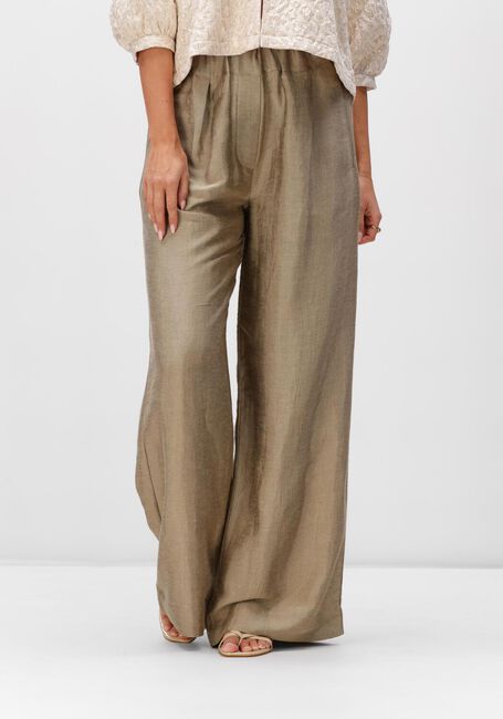 Khaki BY-BAR Weite Hose BENJI GLOSS PANT - large