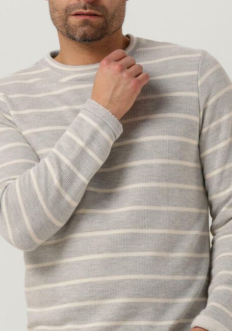 Nicht-gerade weiss ANERKJENDT Pullover AKSAIL STRIPE SWEAT - large