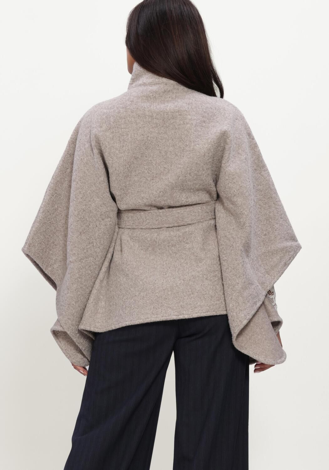 Graue LIU JO Schal LOGO - CLOACK/PONCHO - large