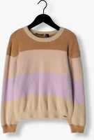 Lilane NOBELL Pullover KES GIRLS BLOCKED STRIPED KNITTED SWEATER LILAC - medium