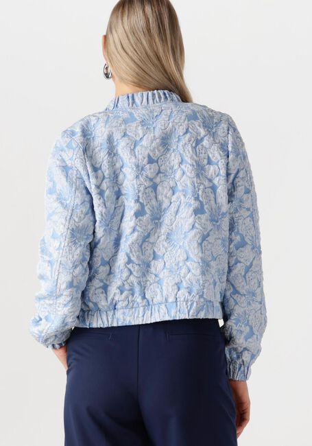 Hellblau JANSEN AMSTERDAM Jack JOSIEN JASJE J 275 JACQUARD BOMBER LONG SLEEVE - large