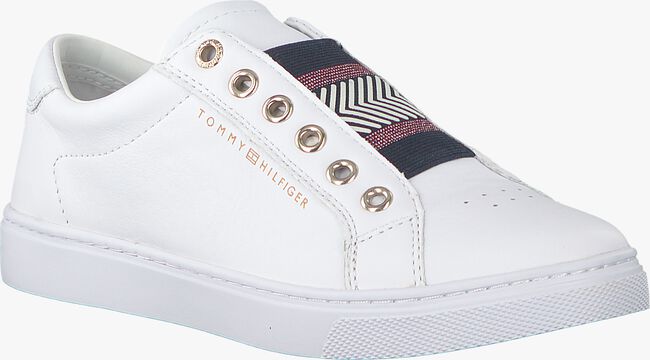 Weiße TOMMY HILFIGER Sneaker ICONIC METALLIC ELASTIC SNEAKE - large