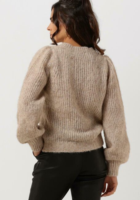Beige NEO NOIR Pullover MARTINA FLUFFY KNIT BLOUSE - large