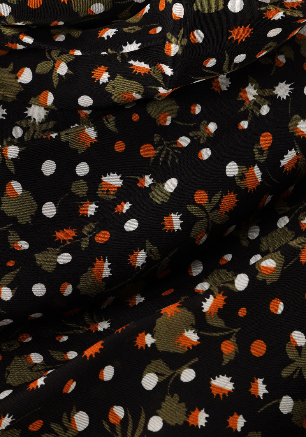 Gr&uuml;ne SCOTCH & SODA Blusen DRAPEY SEASONAL SHIRT WITH TIES AT NECK - large