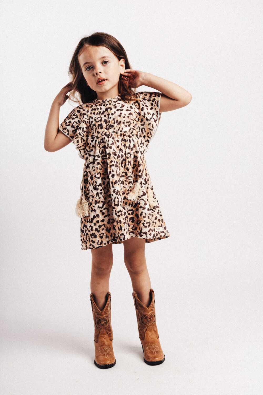 Mehrfarbige/Bunte BAJE STUDIO Minikleid BEJIS - large