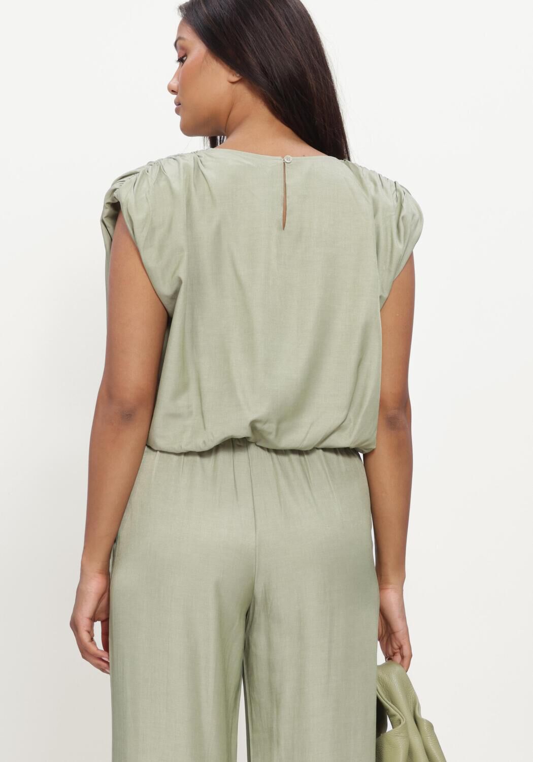 Minze REFINED DEPARTMENT Blusen LADIES WOVEN FLOWY CROPPED BLOUSE LIV - large