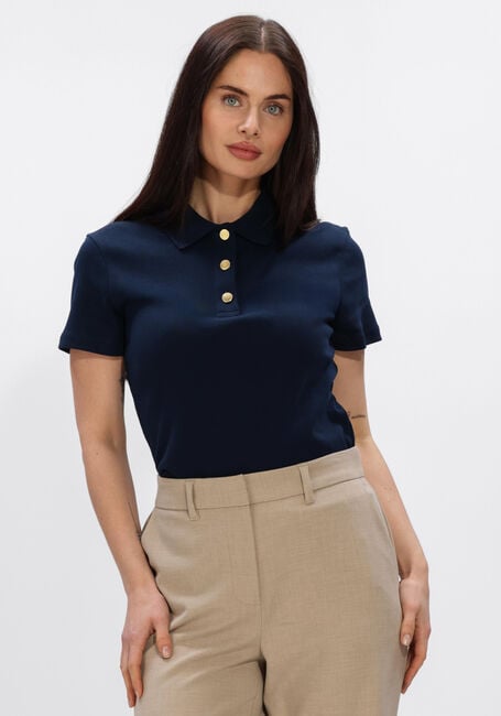 Dunkelblau TOMMY HILFIGER Top GOLD BUTTON SLIM - large