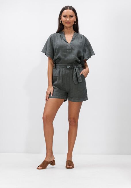 Olive BY-BAR Kurze Hose JUNE LINNEN SHORT - large