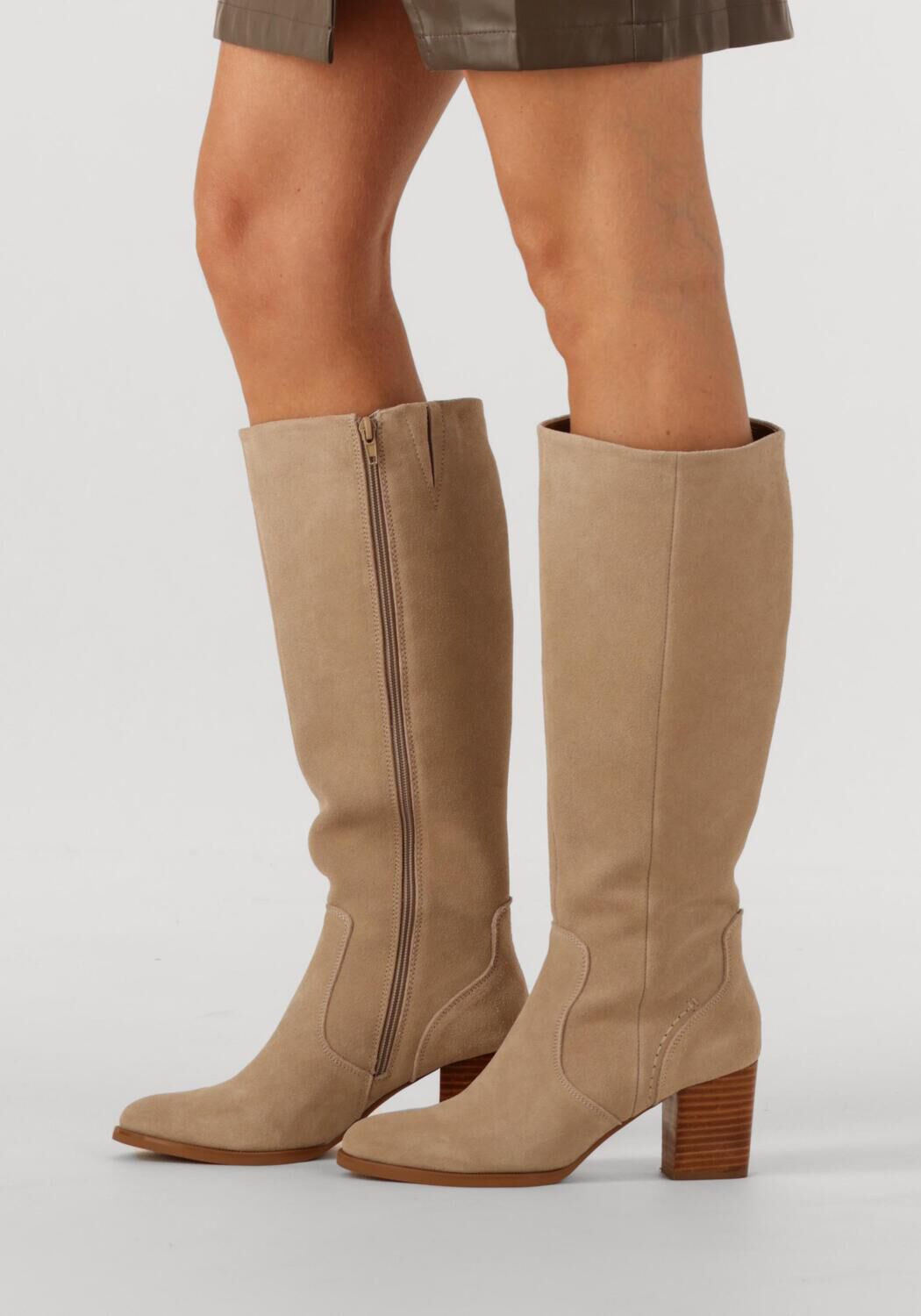 Beige BLASZ Hohe Stiefel SHN2259-08 - large