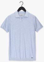 Blaue DSTREZZED Polo-Shirt POLO S/S MELANGE SLUB