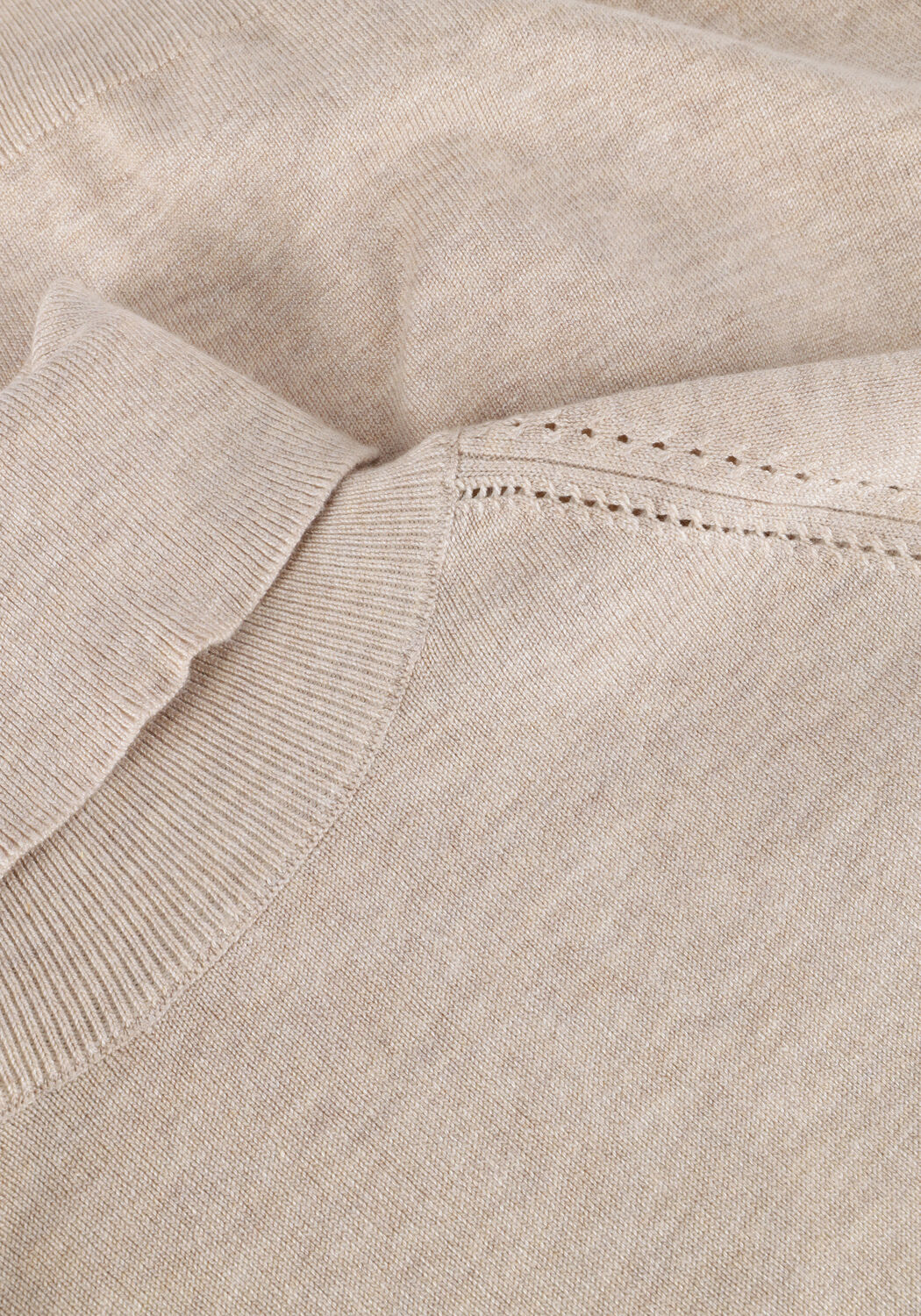 Beige SUMMUM Rollkragenpullover TURTLE NECK SWEATER SOFT VISCOSE POLYAMIDE KNIT - large