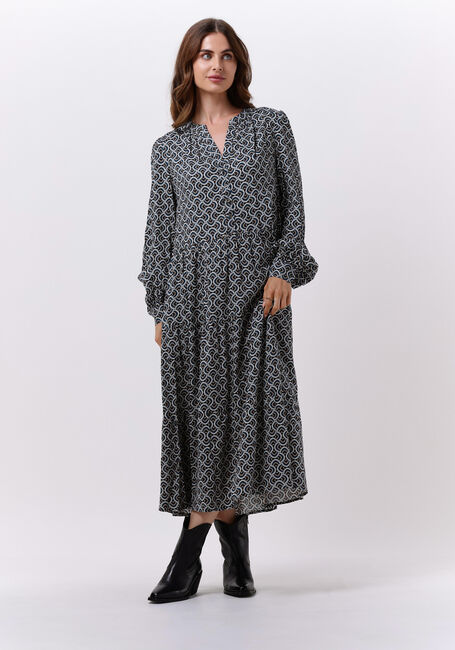 Blaue DEA KUDIBAL Maxikleid CATHRIN (V) - DRESS WITH BALLOON SLEEVES - large