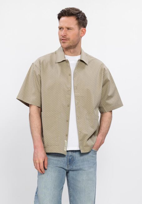 Khaki WOODBIRD Casual-Oberhemd WBWANG SHIKO SHIRT - large