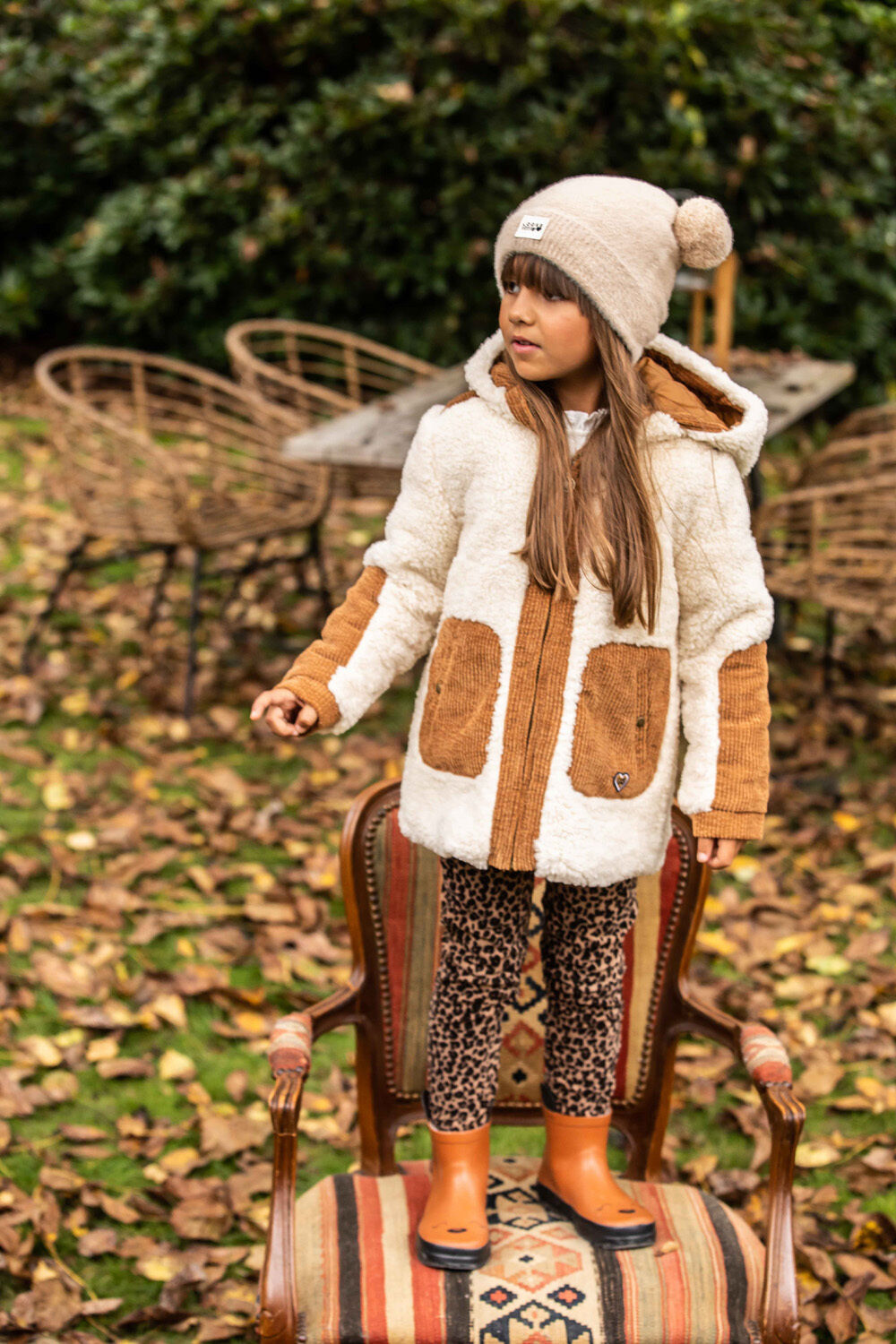 Nicht-gerade weiss LOOXS Teddy-Jacke 2231-7230 - large