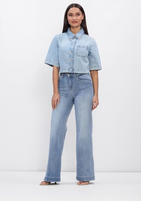 Hellblau LIU JO Blusen CAMICA M/C TENCEL - large