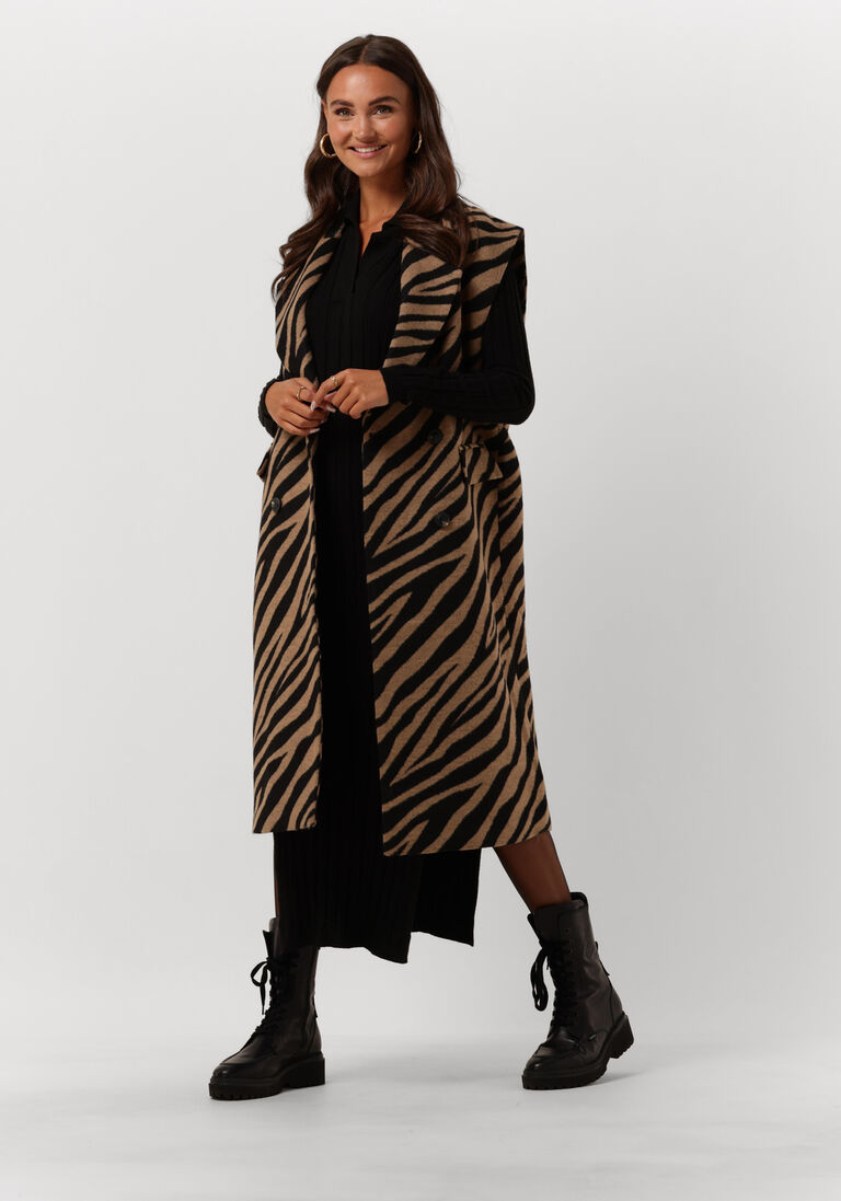 mehrfarbige/bunte y.a.s. gilet yaszella long waistcoat
