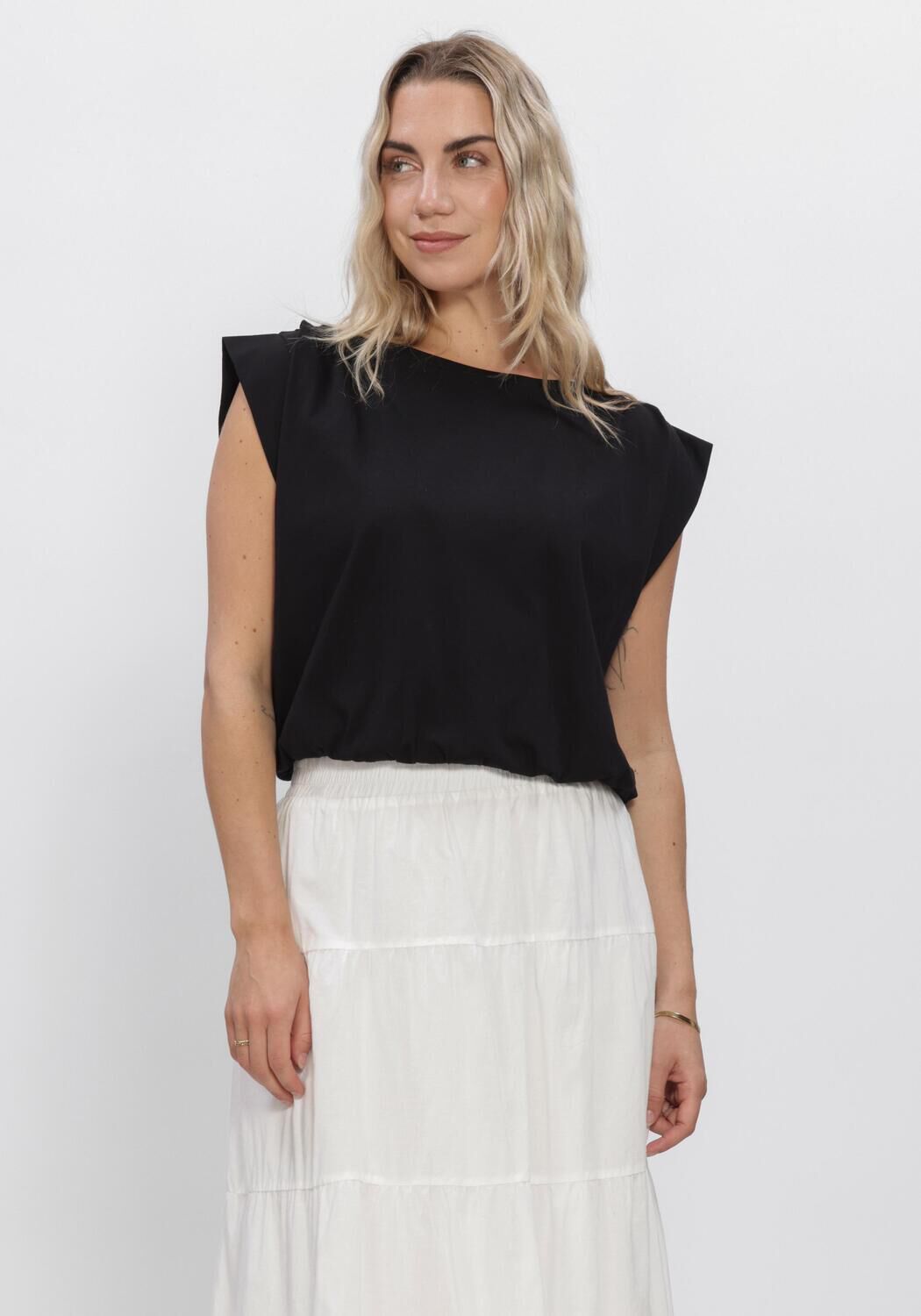 Schwarze SUNCOO T-shirt MARCHA - large