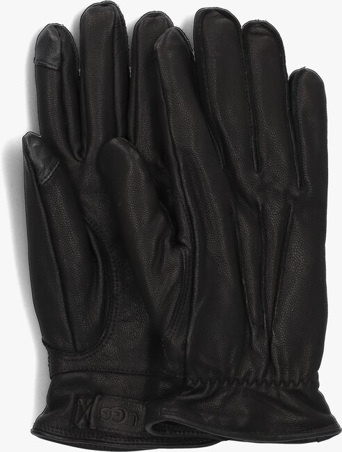Schwarze UGG Handschuhe POINT LEATHER GLOVE - large