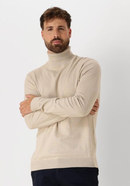Beige SELECTED HOMME Rollkragenpullover SLHBERG ROLL NECK NOOS - large