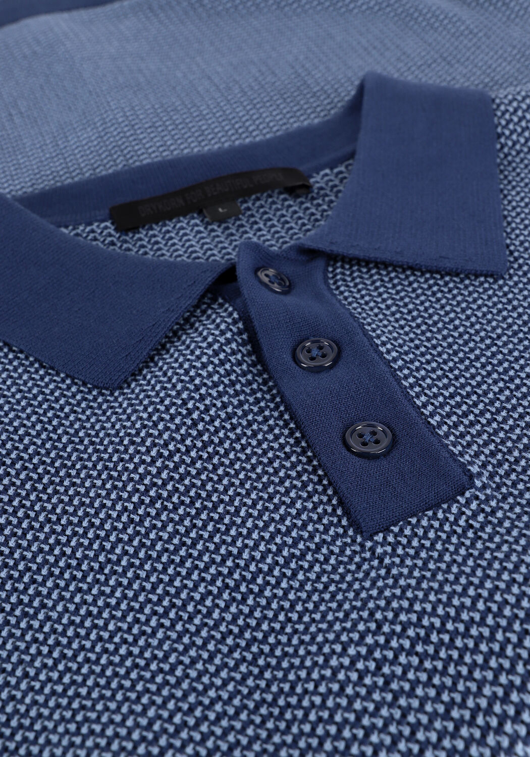 Blaue DRYKORN Polo-Shirt TRITON 423053 - large