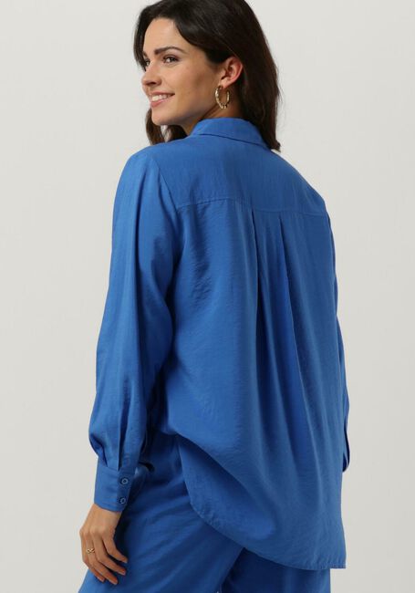 Blaue MODSTRÖM Bluse CHRISTOPHER MD SHIRT - large