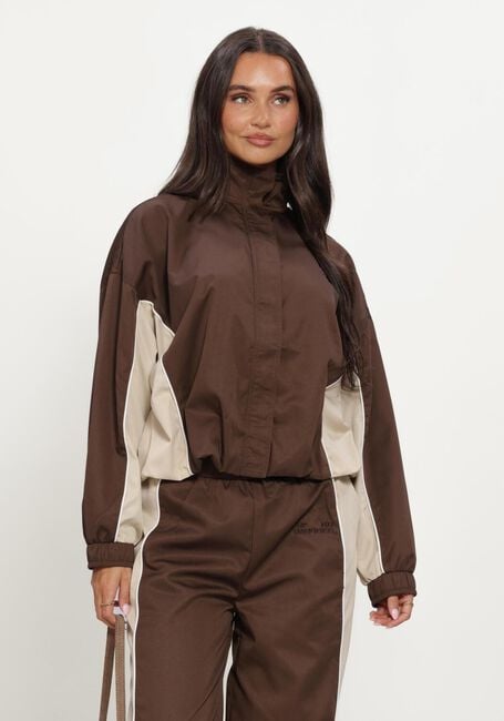 Braune REFINED DEPARTMENT Jack LADIES WOVEN SPORTY JACKET ANNIE - large