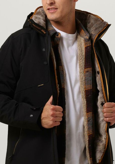 Schwarze PME LEGEND Parkas SEMI LONG JACKET SNOWPACK ICON 2.0 TRAIL RIPSTOP - large